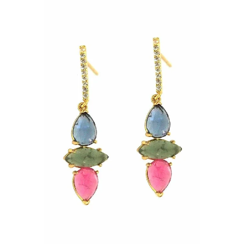 Exclusive Offers for Our Valued Customers Infinity Ring TAI Jewel Tone Pave CZ Stick Dangle Earrings Exclusive Offers for Our Valued Customers Infinity Ring TAI Jewel Tone Pave CZ Stick Dangle Earrings
