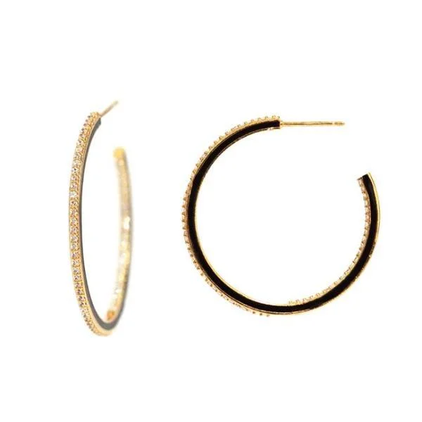 Shop Now, Save Big Bucks Tennis Bracelet TAI Medium Pave Enamel Hoops