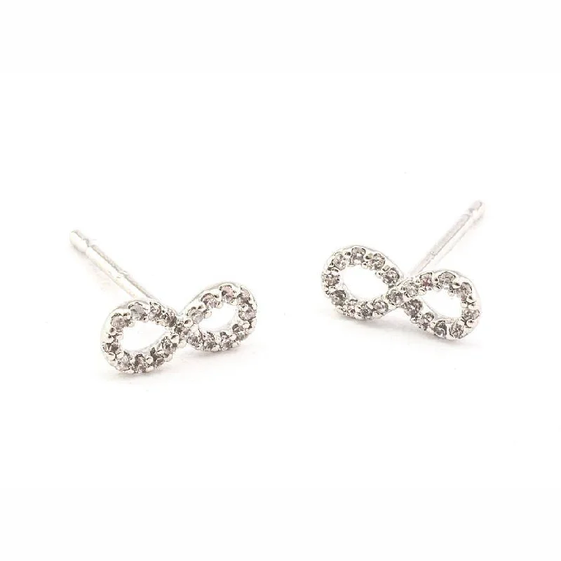 Exclusive Offers for Our Valued Customers Elegant Chain TAI PAVE INFINITI MINI STUD EARRINGS Exclusive Offers for Our Valued Customers Elegant Chain TAI PAVE INFINITI MINI STUD EARRINGS