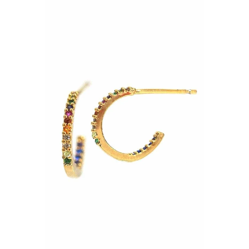 Shop Comfortably at Home Stackable Bracelet TAI Small Rainbow Hoop