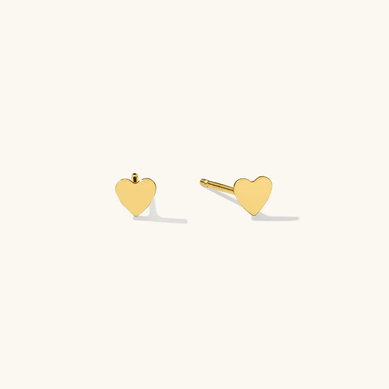Big Savings, Big Smiles Minimalist Necklace Tiny Heart Stud Earrings - 14k Solid Gold Big Savings, Big Smiles Minimalist Necklace Tiny Heart Stud Earrings - 14k Solid Gold
