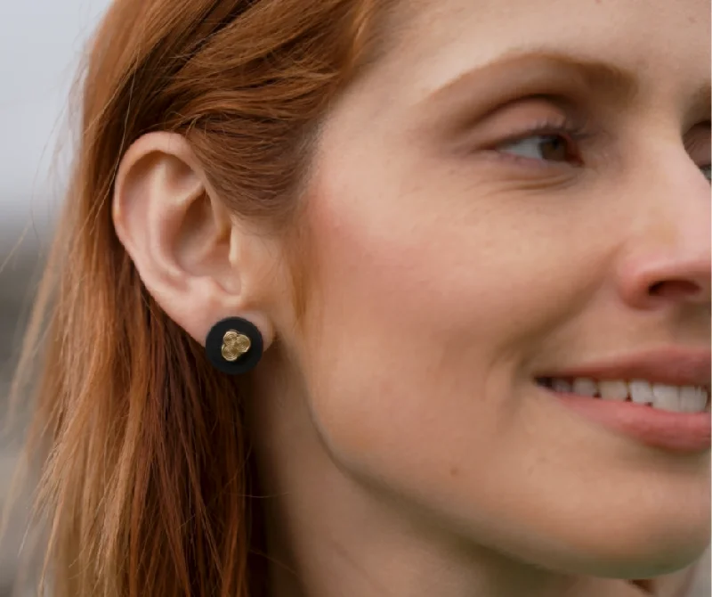 Flash Sale Handmade Pendant Triple Spiral Stud Earrings - Carraig Dubh