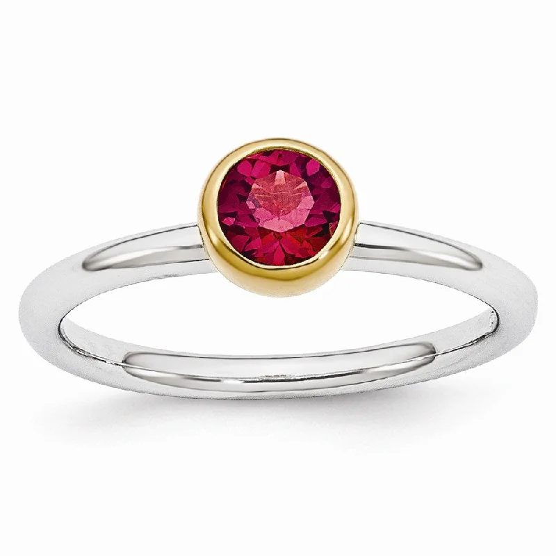 Limited - Edition Collections Now on Sale Opal Necklace Two Tone Sterling Silver Stackable 5mm Round Created Ruby Ring Limited - Edition Collections Now on Sale Opal Necklace Two Tone Sterling Silver Stackable 5mm Round Created Ruby Ring