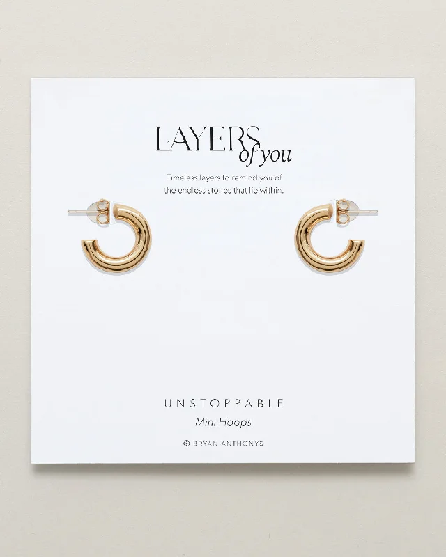 Limited Time, Unlimited Deals Emerald Cut Ring Unstoppable Mini Hoop Earrings