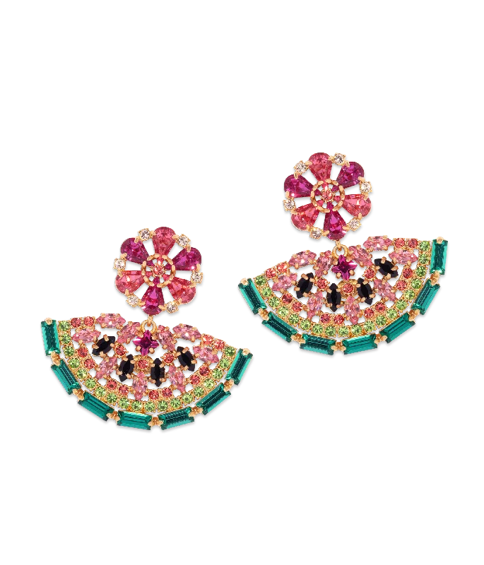 Black Friday - Style Deals All Week Long Elegant Pendant Watermelon Slice Earrings