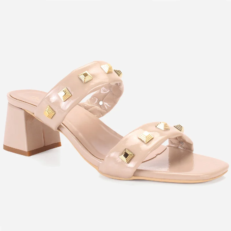 Fashionable Flat Shoes Womens "GALA"Fancy Stud Detailing Sandals