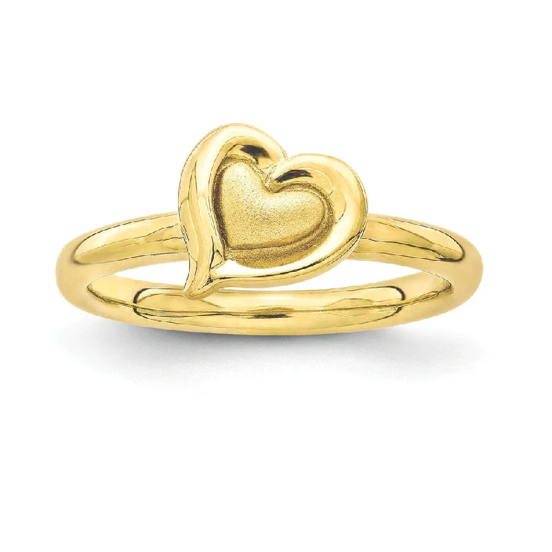 Unbeatable Savings Await Gemstone Bracelet Yellow Gold Tone Plated Sterling Silver Stackable 9mm Heart Ring Unbeatable Savings Await Gemstone Bracelet Yellow Gold Tone Plated Sterling Silver Stackable 9mm Heart Ring