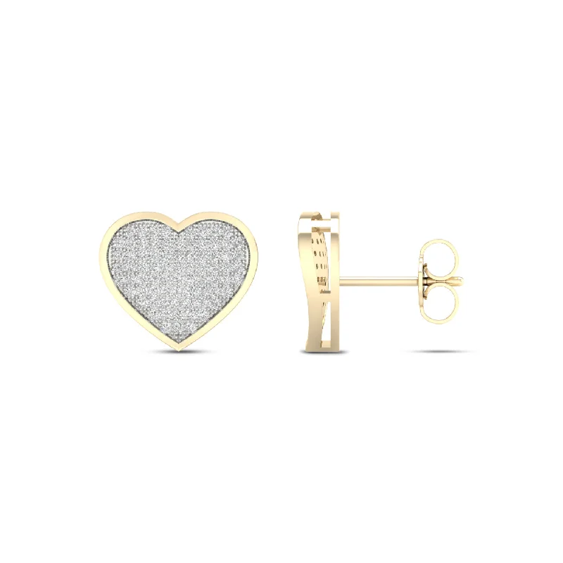 Don't Miss Your Chance Classic Pendant 10K 0.50CT Diamond Earring
