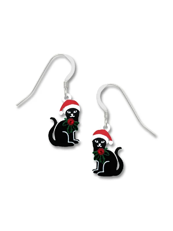Clearance Sale Minimalist Bracelet Santa Cat Dangles by Sienna Sky