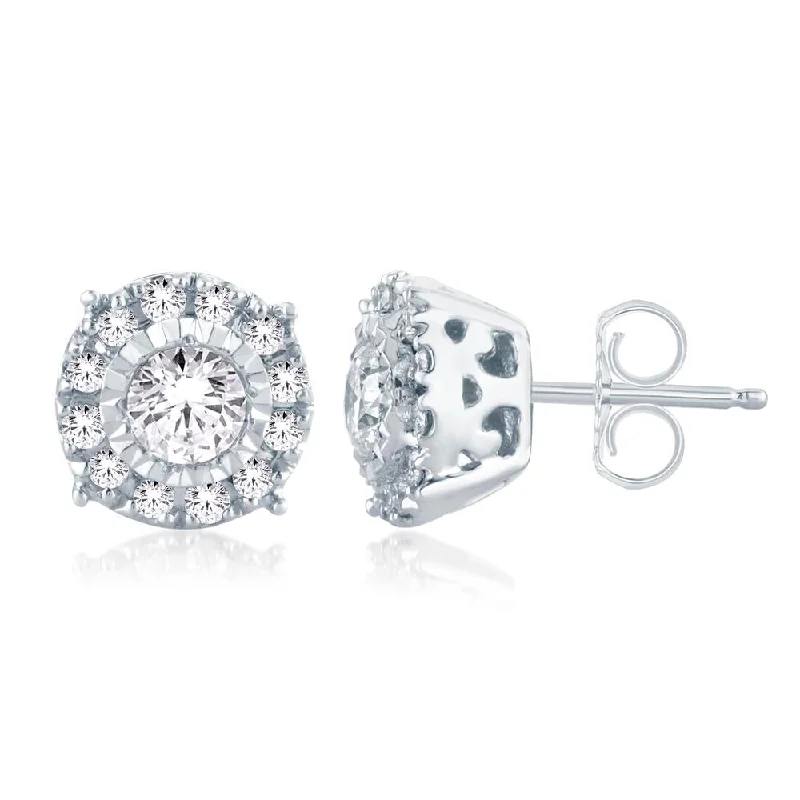Big Savings, Big Smiles Infinity Ring 14K 0.26ct Diamond Earring