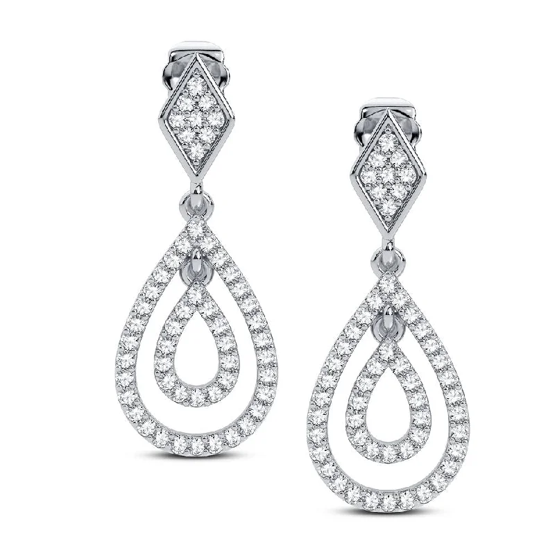 Be the First to Rock the Latest Trends Adjustable Ring 14K 0.29CT DIAMOND EARRING