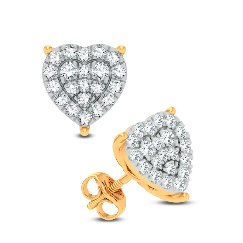 New Arrivals on Discount Yellow Gold Ring 14K 0.50CT DIAMOND EARRING