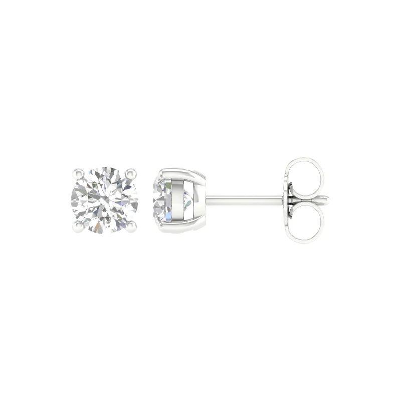 Clearance Sale Custom Jewelry 14K 1.00CT Certified Lab Grown Diamond Earrings ( IGI Certified ) Clearance Sale Custom Jewelry 14K 1.00CT Certified Lab Grown Diamond Earrings ( IGI Certified )
