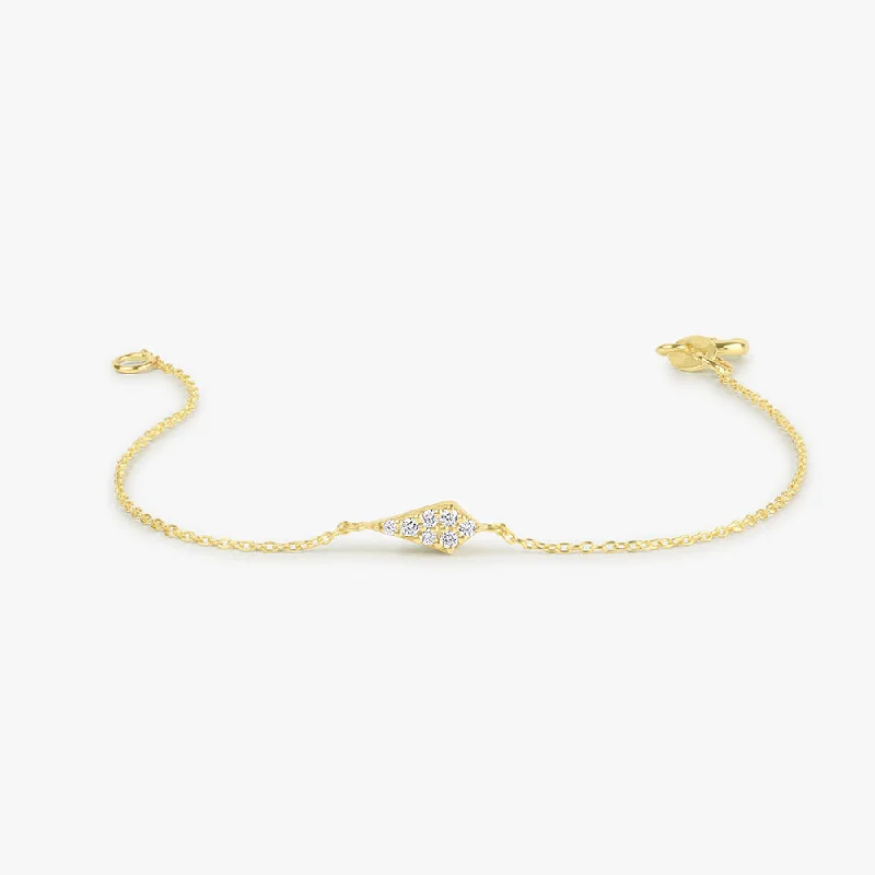 Black Friday - Style Deals All Week Long Chain Bracelet 14k Gold Diamond Bracelet