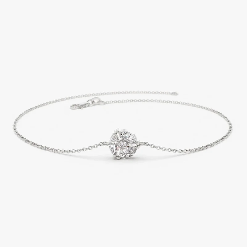 14K White Gold