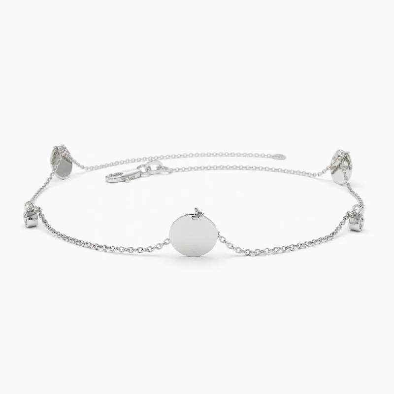 14K White Gold