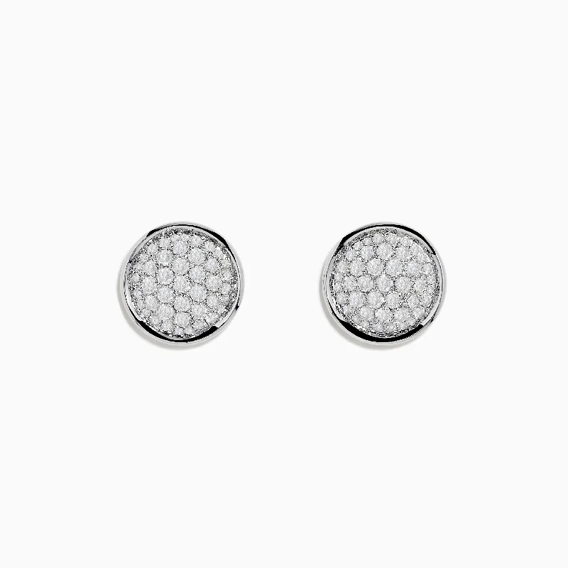 New Arrivals on Discount Minimalist Bracelet 14K White Gold Diamond Earrings