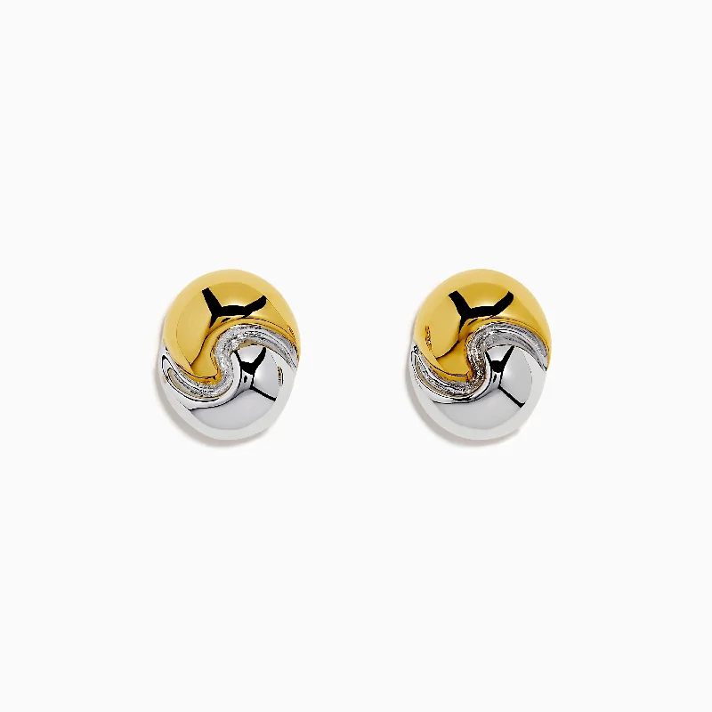 Exclusive Members - Only Sale Opal Ring 14K Yellow and White Gold Ying Yang Stud Earrings Exclusive Members - Only Sale Opal Ring 14K Yellow and White Gold Ying Yang Stud Earrings