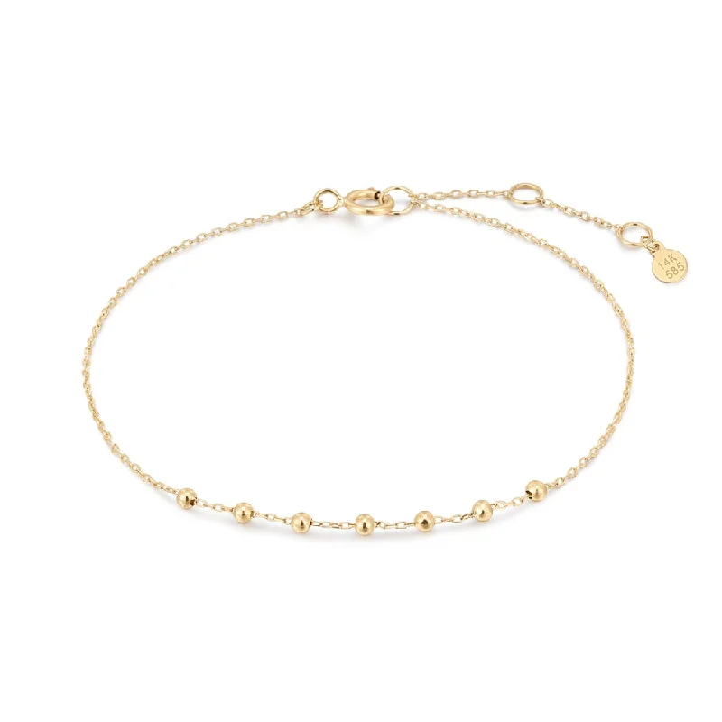 Massive Clearance Sale Boho Earrings 14K Yellow Gold Adjustable Length Bead Bracelet by Aurelie Gi Massive Clearance Sale Boho Earrings 14K Yellow Gold Adjustable Length Bead Bracelet by Aurelie Gi