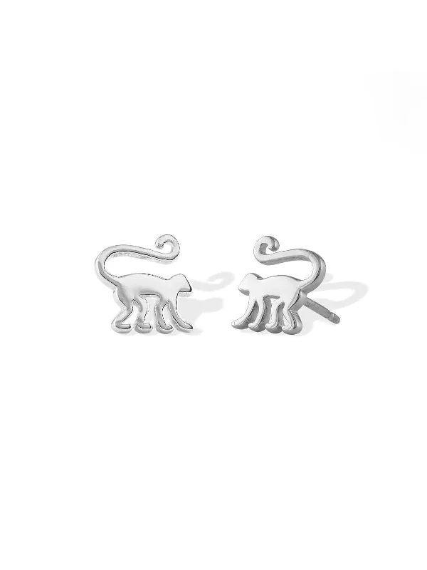 Limited Time, Unlimited Deals Rose Gold Earrings Monkey Posts by boma