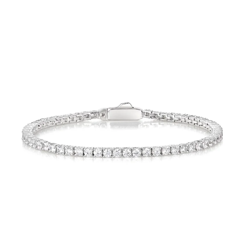 Exclusive Offers for Our Valued Customers Beaded Bracelet 3 Carat Straight Line Tennis Bracelet Exclusive Offers for Our Valued Customers Beaded Bracelet 3 Carat Straight Line Tennis Bracelet