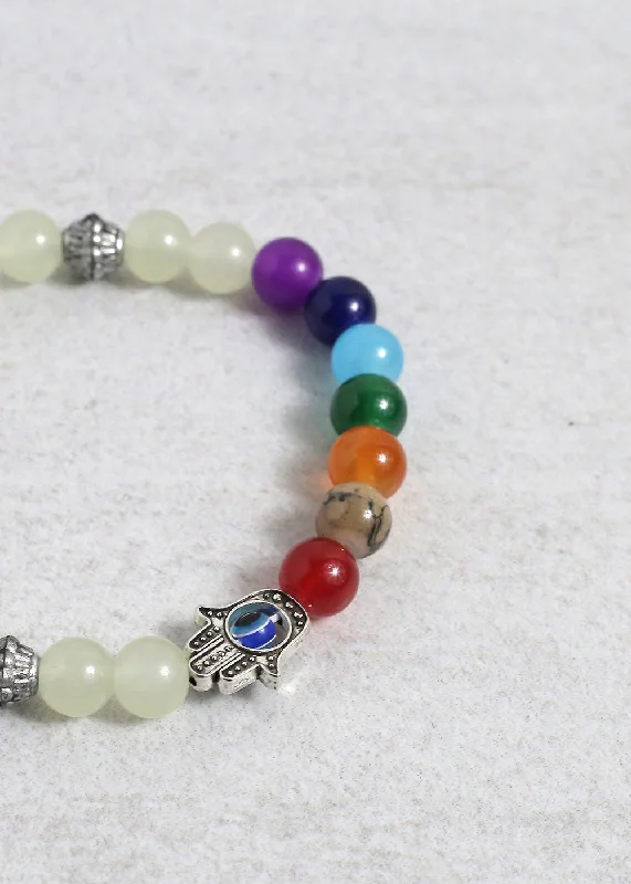 Unbeatable Savings Await Ruby Necklace 7 Chakras Beaded Boho Bracelet