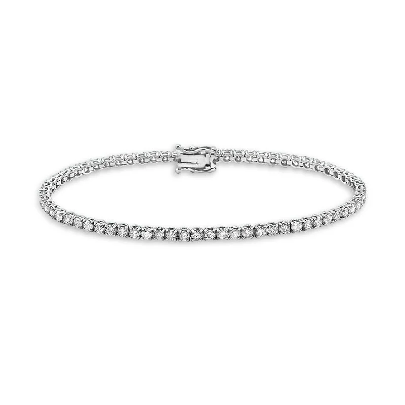 Be the First to Rock the Latest Trends Stackable Rings Diamond Tennis Bracelet (8.50 ct.) 3.8 mm 4-prongs Setting in 14K Gold Be the First to Rock the Latest Trends Stackable Rings Diamond Tennis Bracelet (8.50 ct.) 3.8 mm 4-prongs Setting in 14K Gold