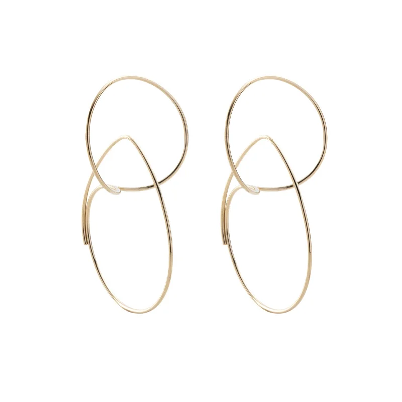 Limited - Edition Collections Now on Sale Classic Bracelet "All About Basics" Double Hoop Floating Earring Medium size Limited - Edition Collections Now on Sale Classic Bracelet "All About Basics" Double Hoop Floating Earring Medium size