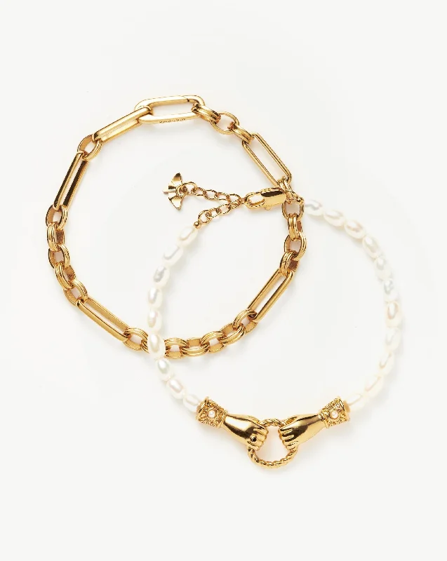 Shop Comfortably at Home Bohemian Necklace Axiom & In Good Hands Bracelet Set