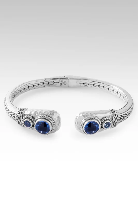 Black Friday - Style Deals All Week Long Minimalist Studs Beacon of Courage Tip-to-Tip Bracelet™ in Blue Violet Fluorite Black Friday - Style Deals All Week Long Minimalist Studs Beacon of Courage Tip-to-Tip Bracelet™ in Blue Violet Fluorite