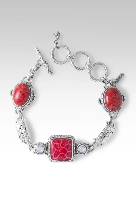 Exclusive Members - Only Sale Wedding Bracelet Believe Always Bracelet™ in Red Indonesian Coral Exclusive Members - Only Sale Wedding Bracelet Believe Always Bracelet™ in Red Indonesian Coral
