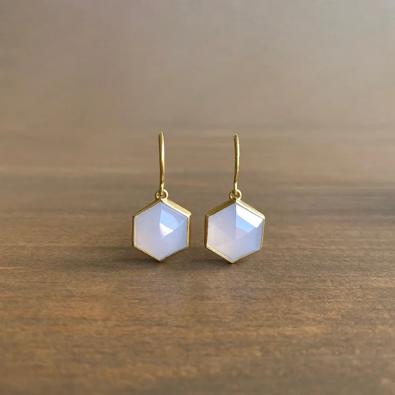 Shop Now, Save Big Bucks Layered Necklace Bezel Set Lilac Chalcedony Hexagon Drop Earrings Shop Now, Save Big Bucks Layered Necklace Bezel Set Lilac Chalcedony Hexagon Drop Earrings