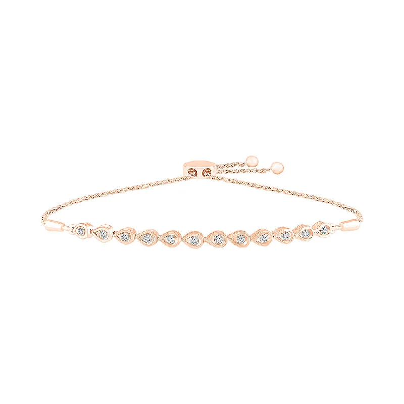 Flash Sale, Grab the Deals Fast Classic Bracelet 1/4 CT TW Bolo Bracelet with Round Cut Diamonds Flash Sale, Grab the Deals Fast Classic Bracelet 1/4 CT TW Bolo Bracelet with Round Cut Diamonds