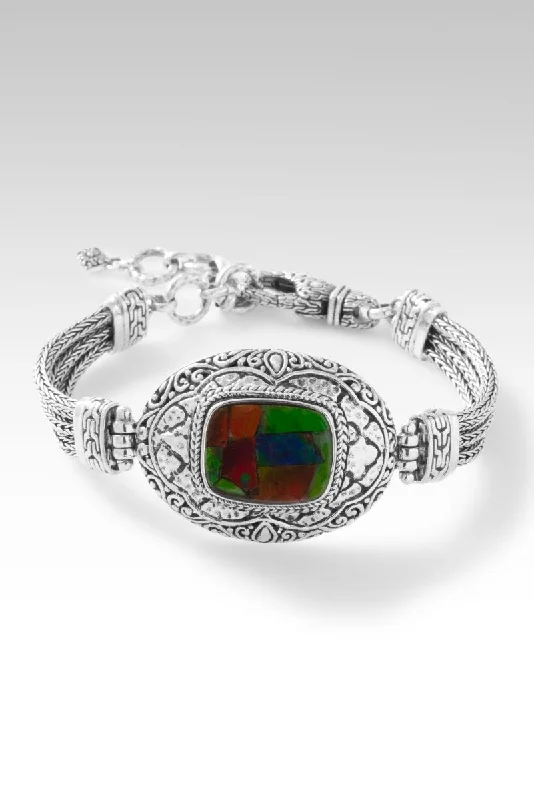 Limited Time, Unlimited Deals Diamond Ring Boundless Love Bracelet™ in Ammolite Triplet