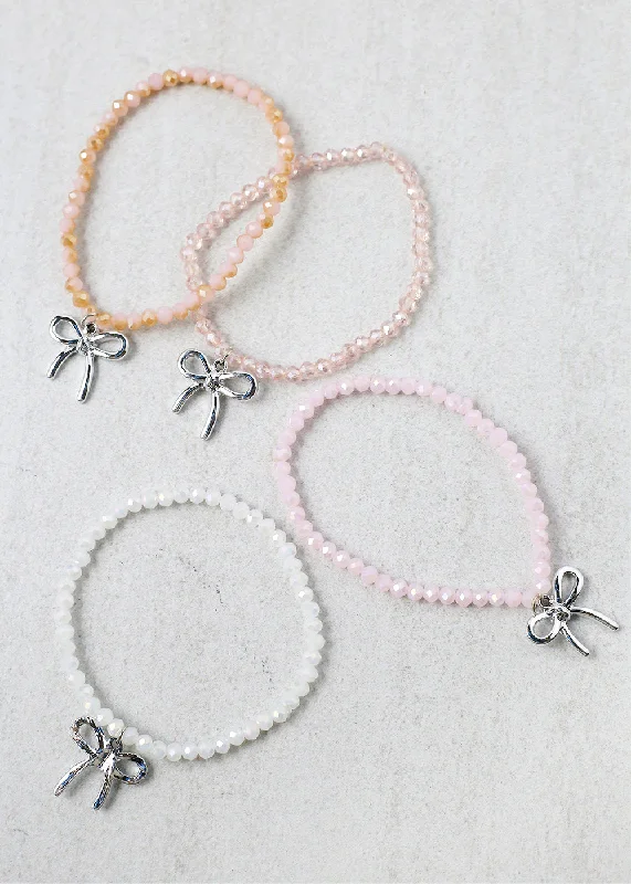 Shop Now, Save Big Bucks Crystal Bracelet Bow Charm Beaded Bracelet