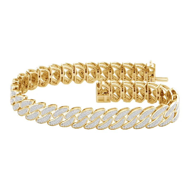 New Arrivals on Discount Handmade Earrings 10K YELLOW GOLD 3.00 CTW Men's DIAMOND CUBAN BRACELET New Arrivals on Discount Handmade Earrings 10K YELLOW GOLD 3.00 CTW Men's DIAMOND CUBAN BRACELET