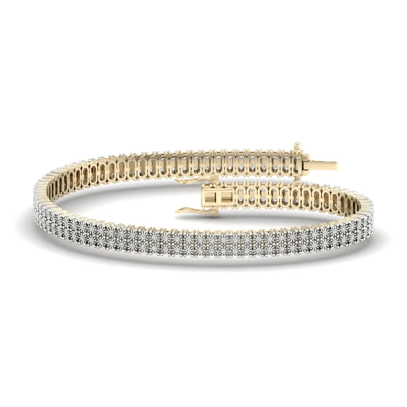 Be the First to Rock the Latest Trends Minimalist Necklace 10K YELLOW GOLD 1.00 CTW DIAMOND MEN'S BRACELET Be the First to Rock the Latest Trends Minimalist Necklace 10K YELLOW GOLD 1.00 CTW DIAMOND MEN'S BRACELET