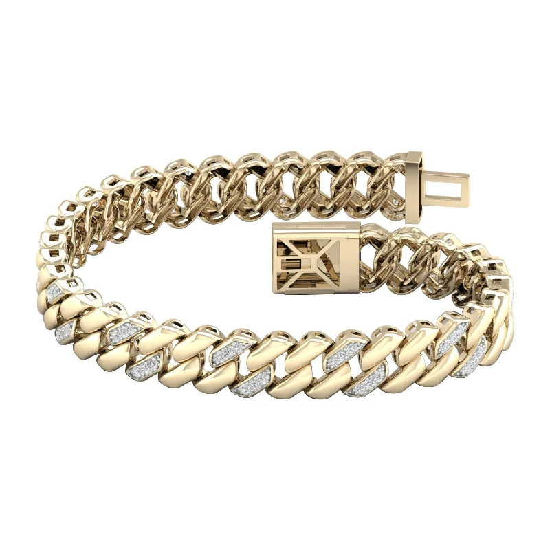 New Arrivals on Discount Silver Chain 10K YELLOW GOLD 1.00 CTW DIAMOND MEN'S BRACELET New Arrivals on Discount Silver Chain 10K YELLOW GOLD 1.00 CTW DIAMOND MEN'S BRACELET