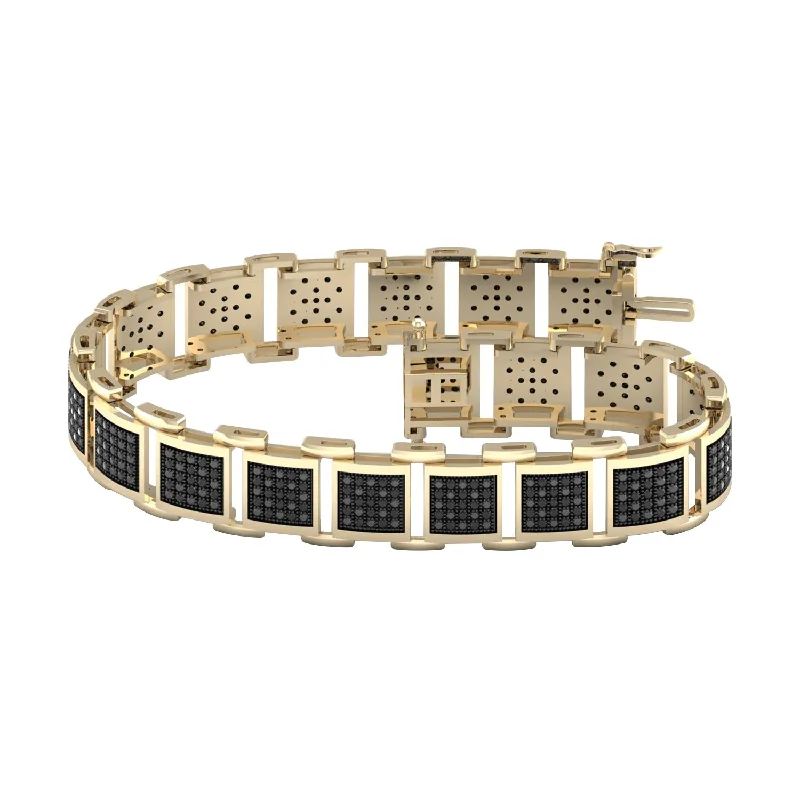Massive Clearance Sale Layered Bracelet 10K YELLOW GOLD 1.50 CTW DIAMOND MEN'S BRACELET Massive Clearance Sale Layered Bracelet 10K YELLOW GOLD 1.50 CTW DIAMOND MEN'S BRACELET