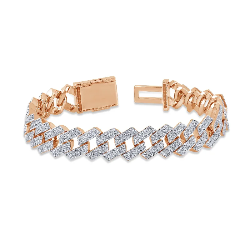 Shop Comfortably at Home Zirconia Ring 10K ROSE GOLD 8.01 CTW Diamond Men's Bracelet Shop Comfortably at Home Zirconia Ring 10K ROSE GOLD 8.01 CTW Diamond Men's Bracelet