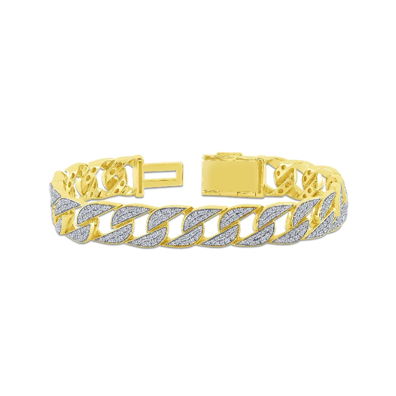 Don't Miss Your Chance Classic Pendant 10k Yellow Gold 5.39 ctw Diamond Fashion Bracelet Don't Miss Your Chance Classic Pendant 10k Yellow Gold 5.39 ctw Diamond Fashion Bracelet