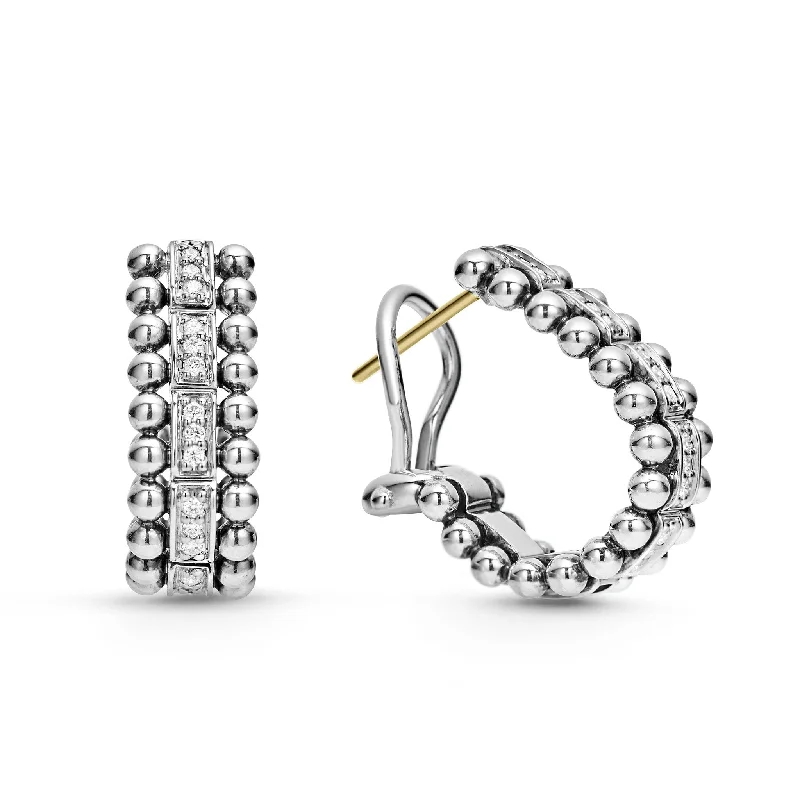 Limited Time, Unlimited Deals Heart Locket Caviar Spark Beaded Diamond Huggie Earrings Limited Time, Unlimited Deals Heart Locket Caviar Spark Beaded Diamond Huggie Earrings