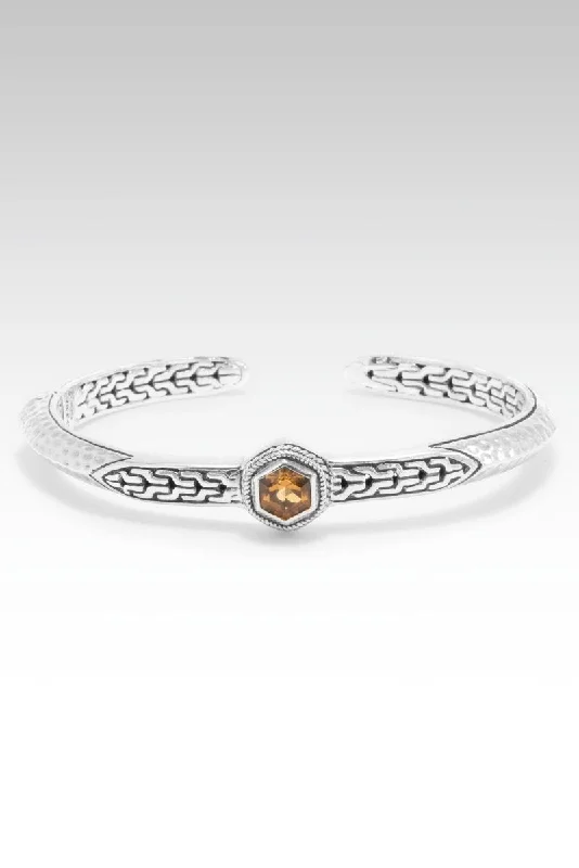 Unbeatable Savings Await Marquise Ring Chains Broken Cuff™ in Citrine