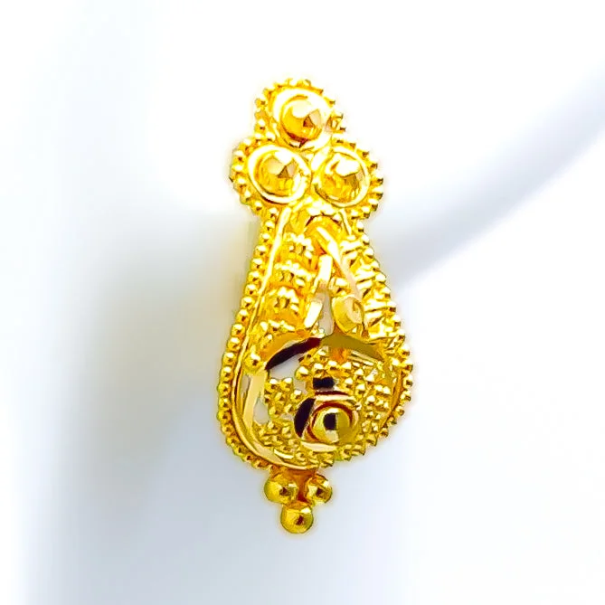 Shop Now, Save Big Bucks Vintage Earrings Charming Decorative 22k Gold Earrings