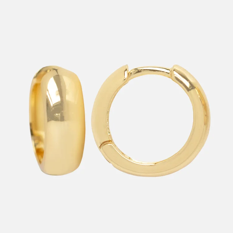 Big Savings, Big Smiles Statement Earrings Chunky Huggie Hoops