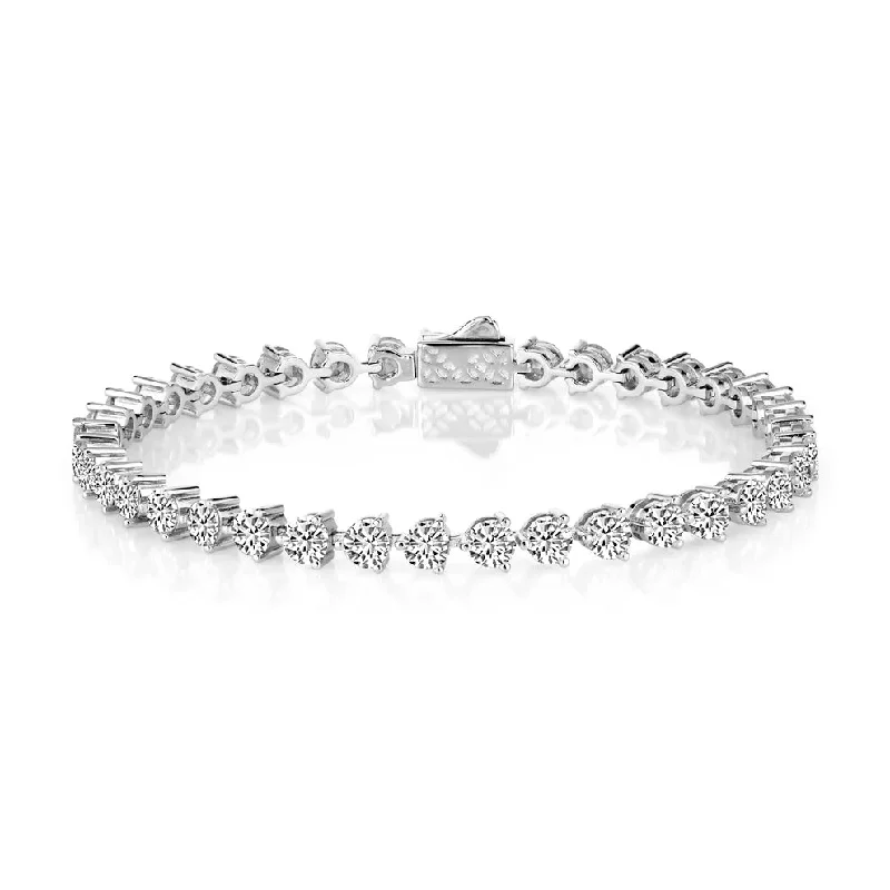 Clearance Sale, Steal Great Bargains Handmade Bracelet Classic 8 Carat Tennis Bracelet Clearance Sale, Steal Great Bargains Handmade Bracelet Classic 8 Carat Tennis Bracelet