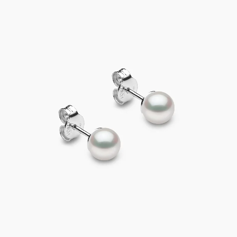 Buy More, Save More Black Diamond Ring Classic 18K Gold Freshwater Pearl Stud Earrings Buy More, Save More Black Diamond Ring Classic 18K Gold Freshwater Pearl Stud Earrings