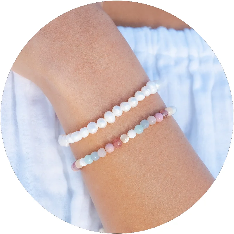 Limited Time, Unlimited Deals Simple Pendant Compassion + Self Love Bracelet Stack