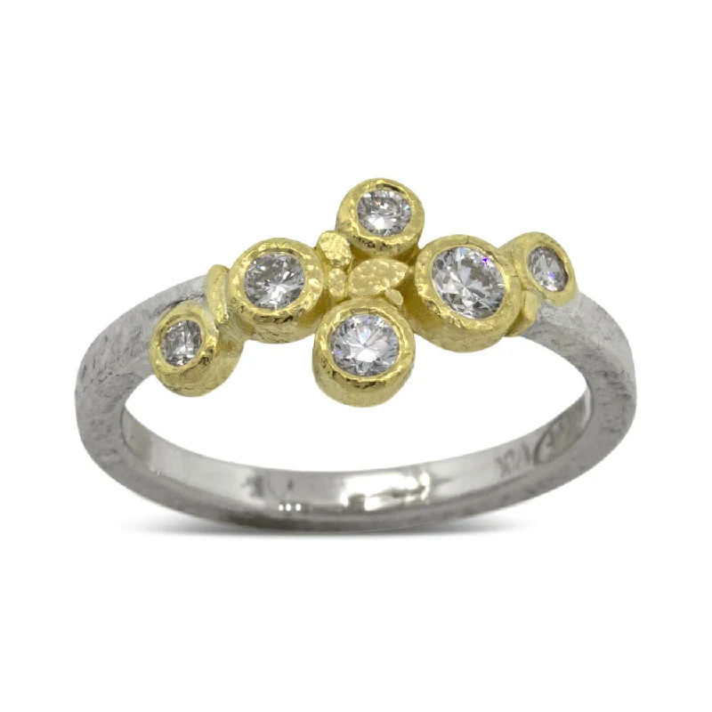 Black Friday - Style Deals All Week Long Silver Chain Babbling Brook Diamond Ring