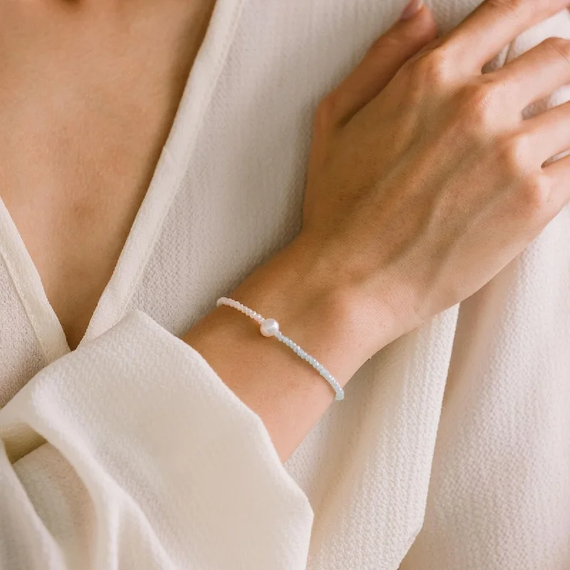 Shop Comfortably at Home Fashion Ring Cora Beaded Bracelet